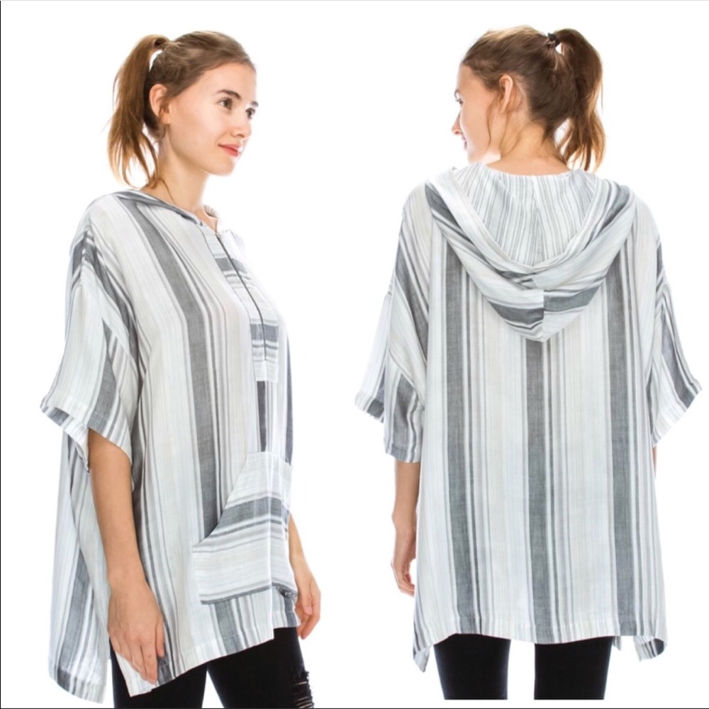 NEW! ! LAST ONE ! SYMMETRICAL HOODED TUNIC - Picture 2 of 2